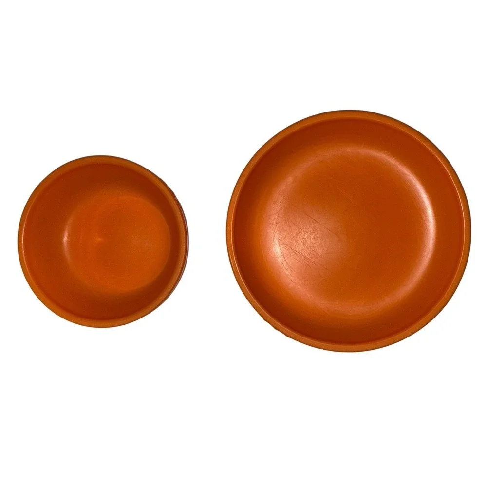 Ikea Kids Dinnerware Set of 6 Color Children Round Plastic Plates Bowls